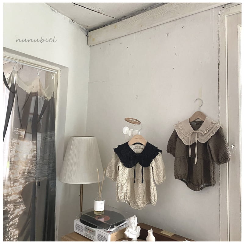 Nunubiel - Korean Baby Fashion - #babyoutfit - Cancan Romper Bonnet Set - 6