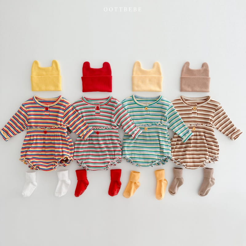Oott Bebe - Korean Baby Fashion - #babyboutique - Peanuts Bloomer Set - 9