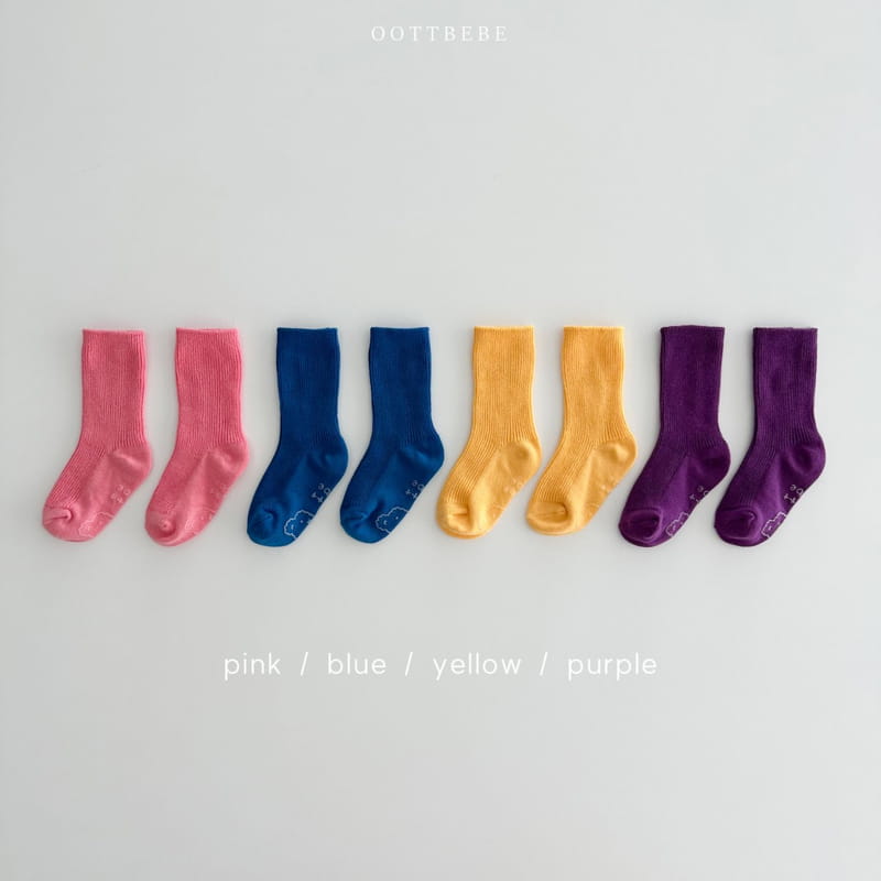 Oott Bebe - Korean Children Fashion - #fashionkids - Rainbow Socks Color Set - 2