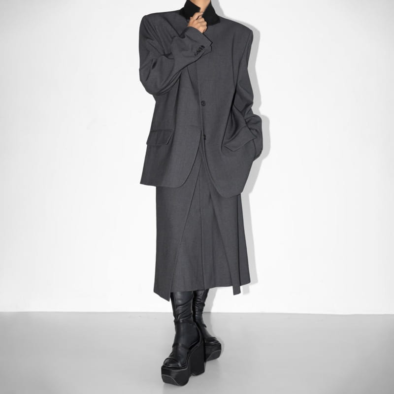 Paper Moon - Korean Women Fashion - #momslook - Classic Midi Plare Skirt - 11