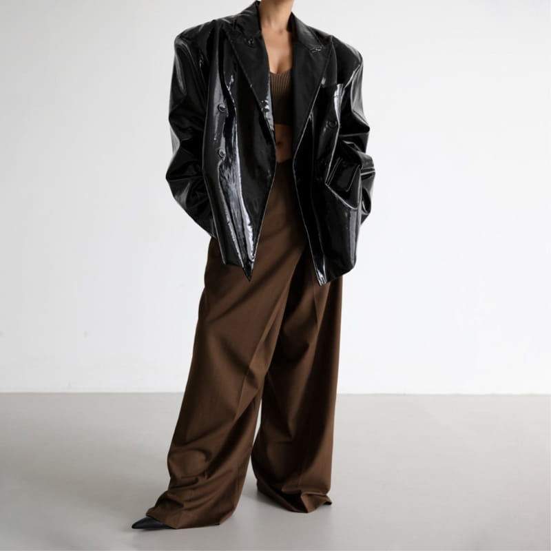 Paper Moon - Korean Women Fashion - #momslook - Pintuck Pants - 10