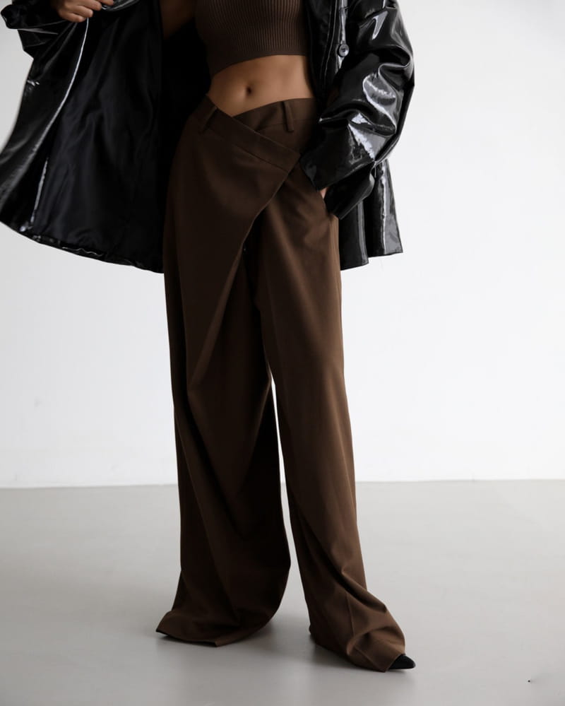 Paper Moon - Korean Women Fashion - #momslook - Pintuck Pants - 12