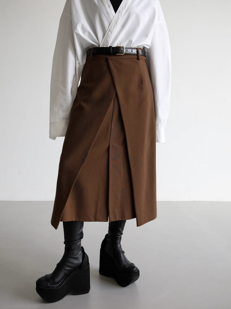 Paper Moon - Korean Women Fashion - #pursuepretty - Classic Midi Plare Skirt - 3