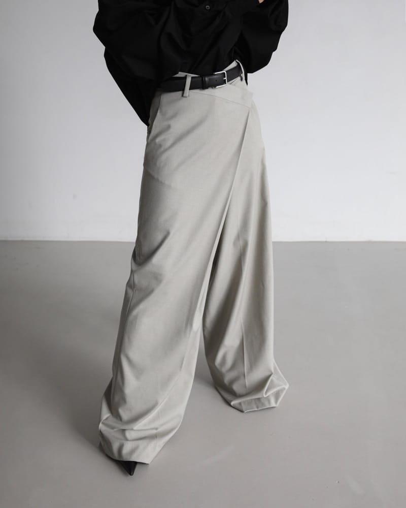 Paper Moon - Korean Women Fashion - #restrostyle - Pintuck Pants - 3
