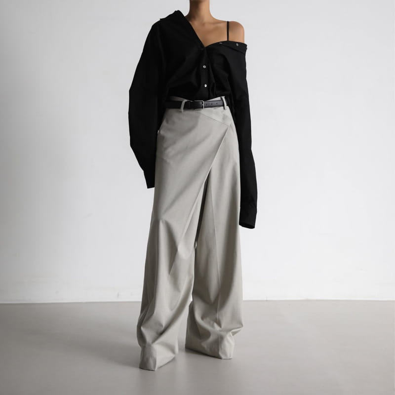 Paper Moon - Korean Women Fashion - #restrostyle - Pintuck Pants - 4
