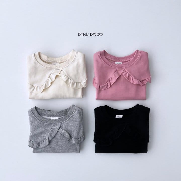 Pink Roro - Korean Children Fashion - #Kfashion4kids - Frill Sweatshirt - 6
