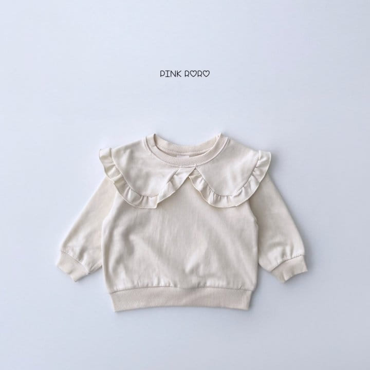 Pink Roro - Korean Children Fashion - #discoveringself - Frill Sweatshirt