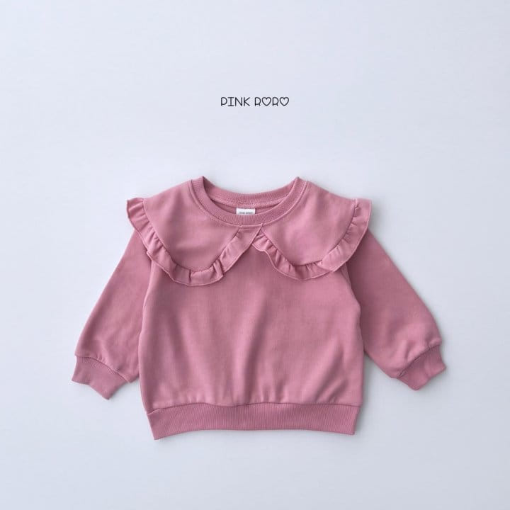 Pink Roro - Korean Children Fashion - #fashionkids - Frill Sweatshirt - 2
