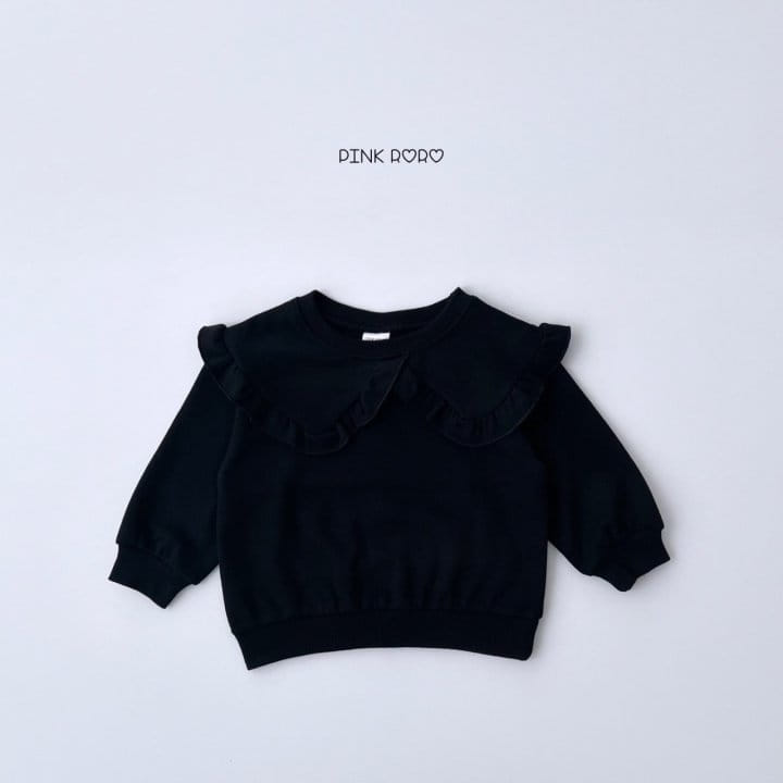 Pink Roro - Korean Children Fashion - #kidsshorts - Frill Sweatshirt - 4