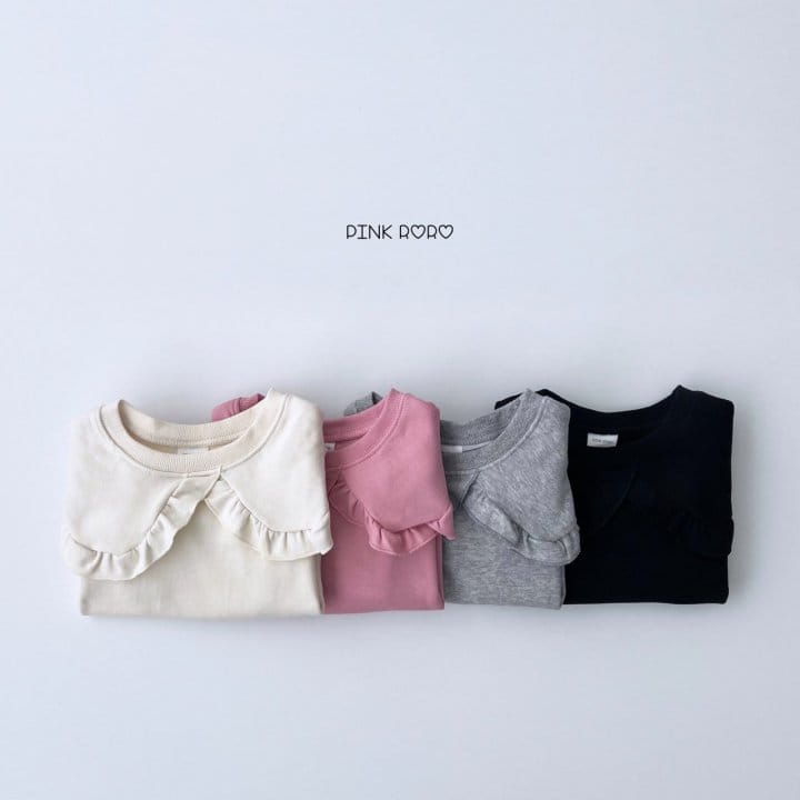 Pink Roro - Korean Children Fashion - #kidzfashiontrend - Frill Sweatshirt - 5