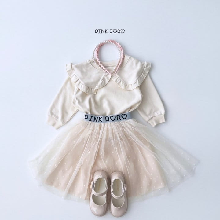 Pink Roro - Korean Children Fashion - #prettylittlegirls - Frill Sweatshirt - 10