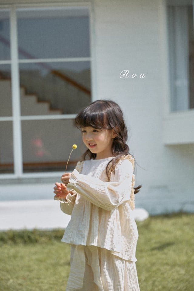 Roa - Korean Children Fashion - #littlefashionista - Bella Top Bottom Set - 8