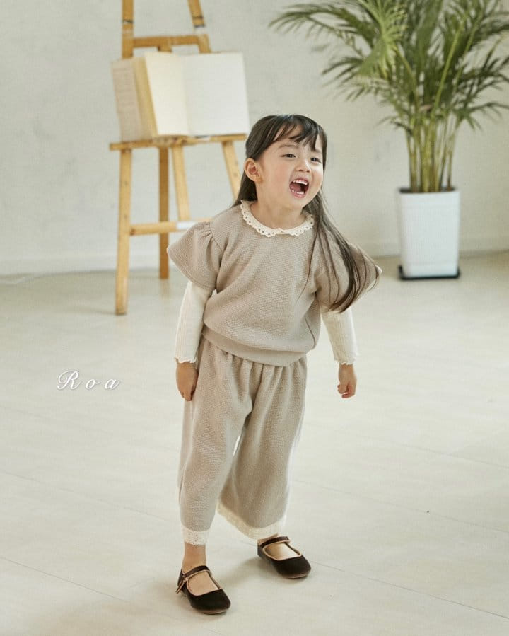 Roa - Korean Children Fashion - #prettylittlegirls - Emma Top Bottom Set - 9