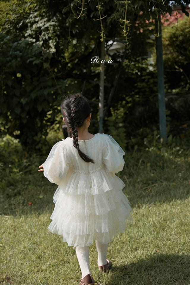 Roa - Korean Children Fashion - #stylishchildhood - Mesh Cancan One-piece - 10