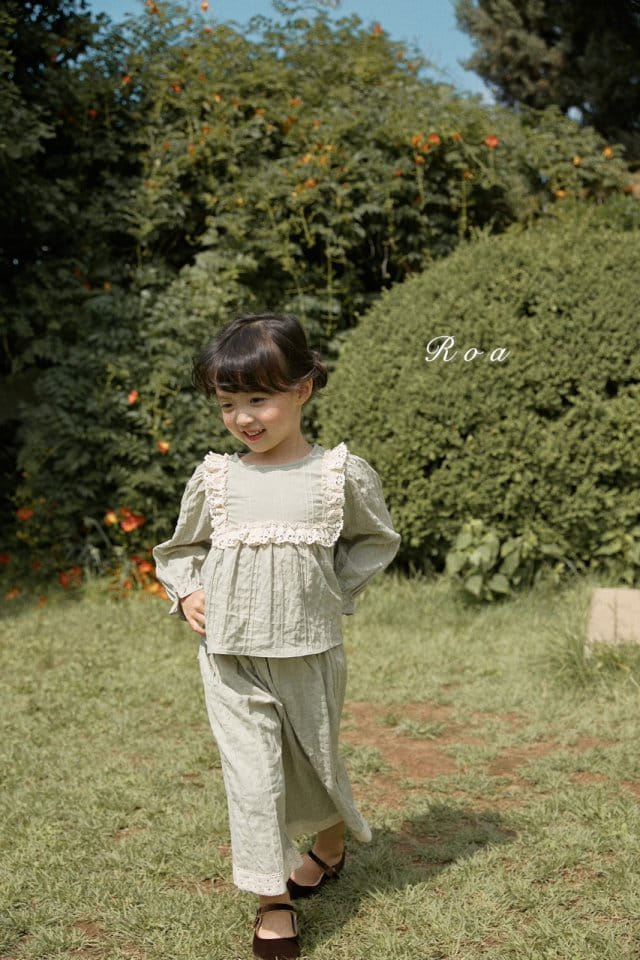 Roa - Korean Children Fashion - #todddlerfashion - Bella Top Bottom Set - 12