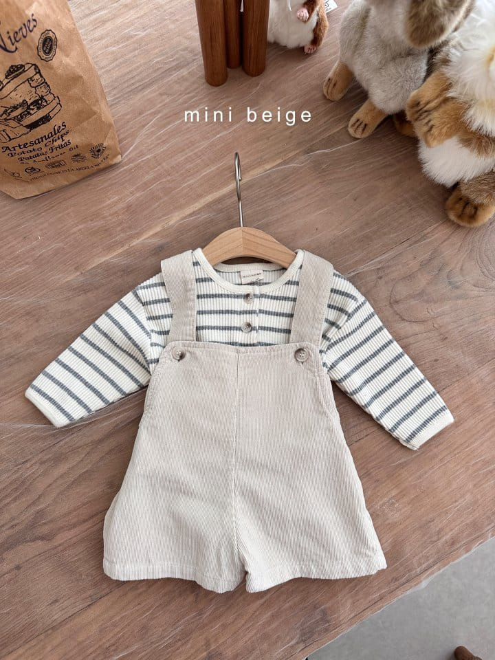 The Beige - Korean Baby Fashion - #babyoninstagram - Dungarees Shorts - 7
