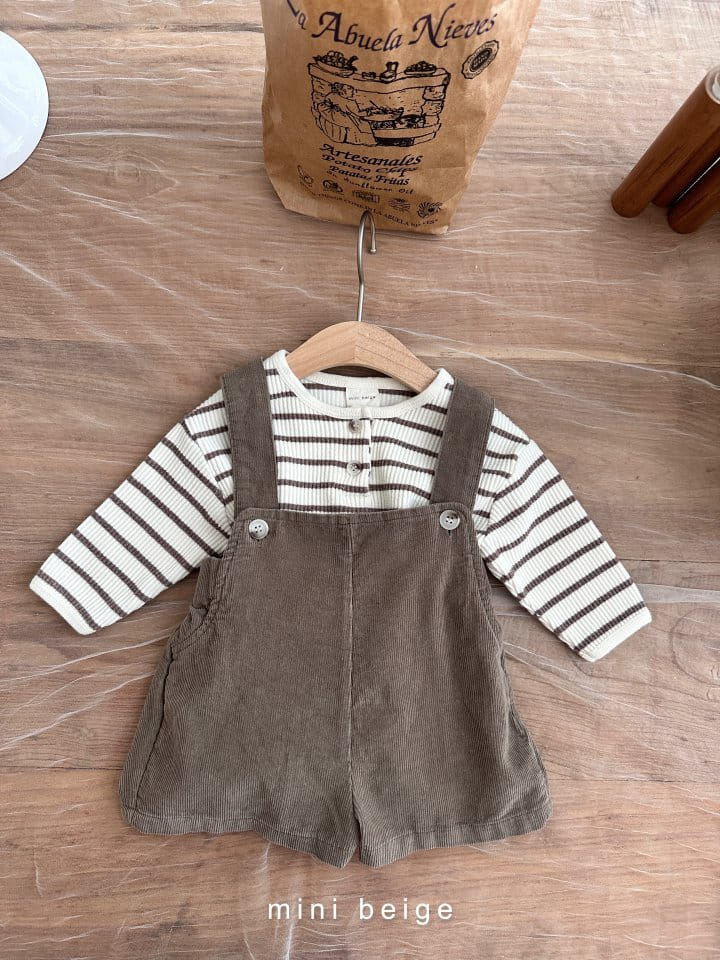 The Beige - Korean Baby Fashion - #babyoninstagram - Stripes Tee - 4