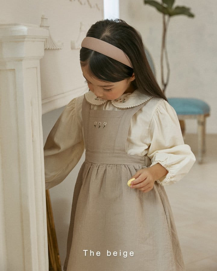 The Beige - Korean Children Fashion - #childrensboutique - Embroidery Blouse - 6