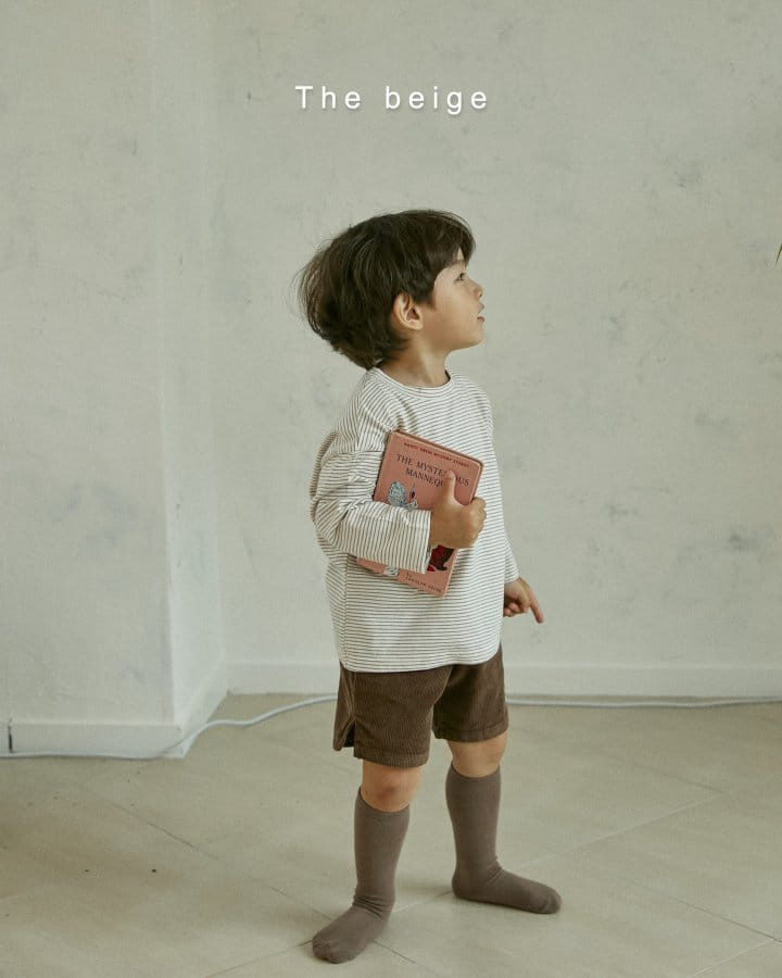 The Beige - Korean Children Fashion - #designkidswear - Rib Slit Shorts - 11