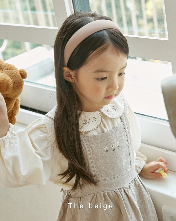 The Beige - Korean Children Fashion - #fashionkids - Embroidery Blouse - 9
