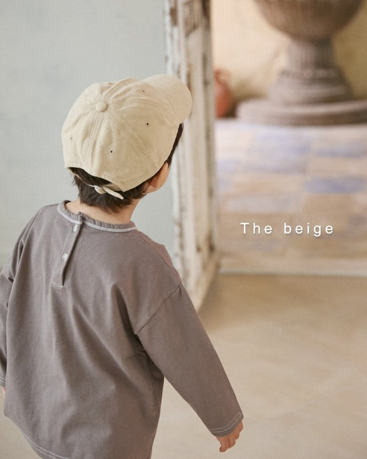 The Beige - Korean Children Fashion - #kidsshorts - Sil Color Tee - 6