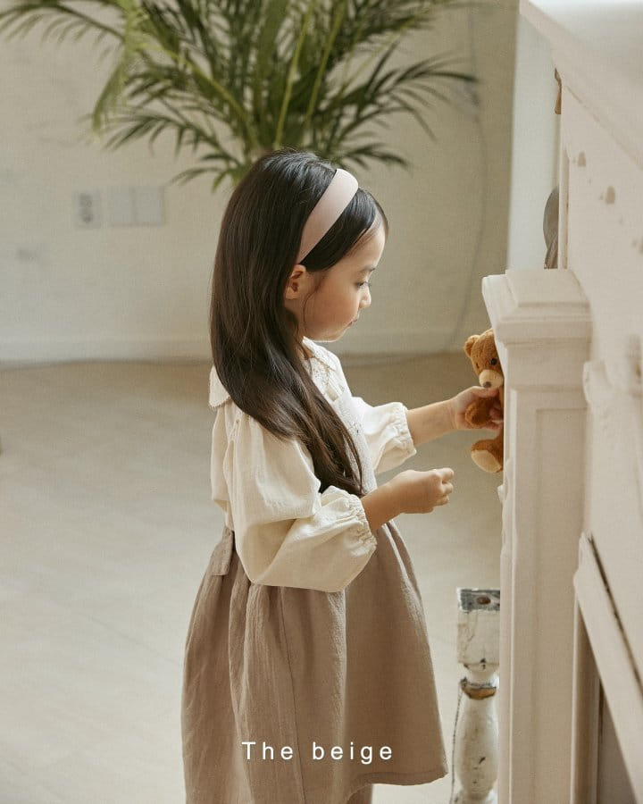 The Beige - Korean Children Fashion - #kidsshorts - Embroidery Blouse - 10