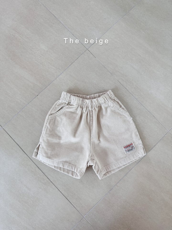 The Beige - Korean Children Fashion - #kidsstore - Rib Slit Shorts