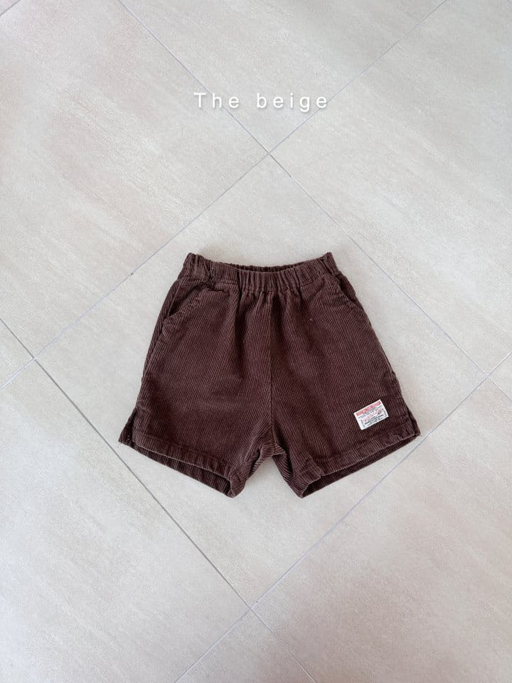 The Beige - Korean Children Fashion - #kidzfashiontrend - Rib Slit Shorts - 2