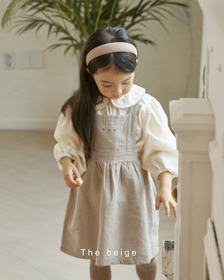 The Beige - Korean Children Fashion - #kidzfashiontrend - Embroidery Blouse - 12