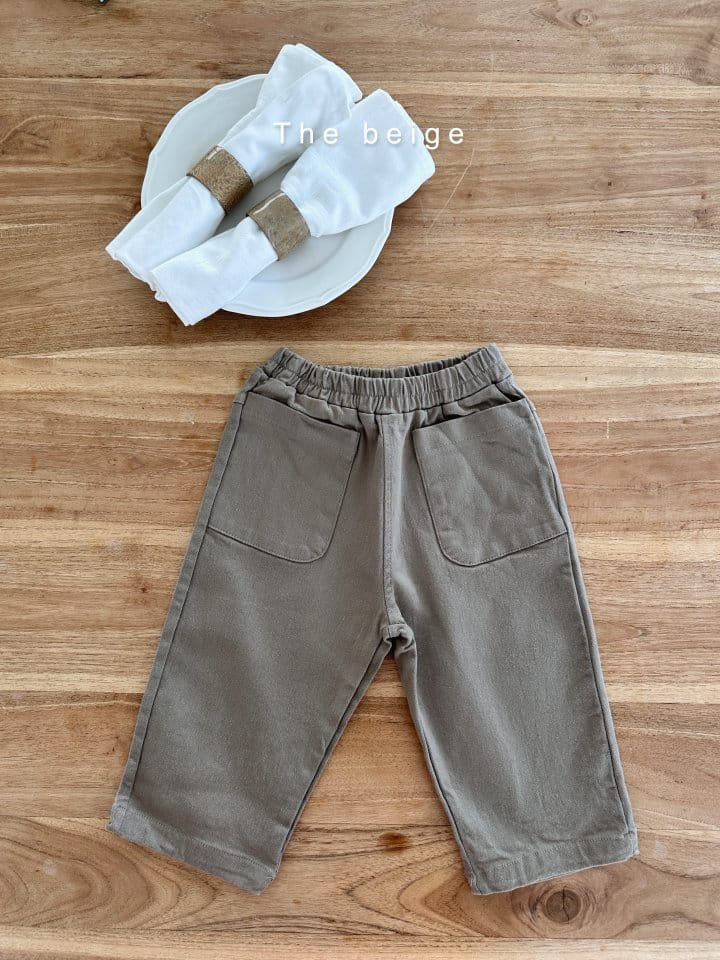 The Beige - Korean Children Fashion - #minifashionista - Pocket Pants - 2