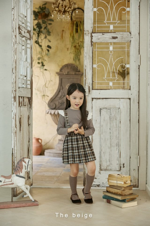 The Beige - Korean Children Fashion - #prettylittlegirls - Rib Lace Tee - 5