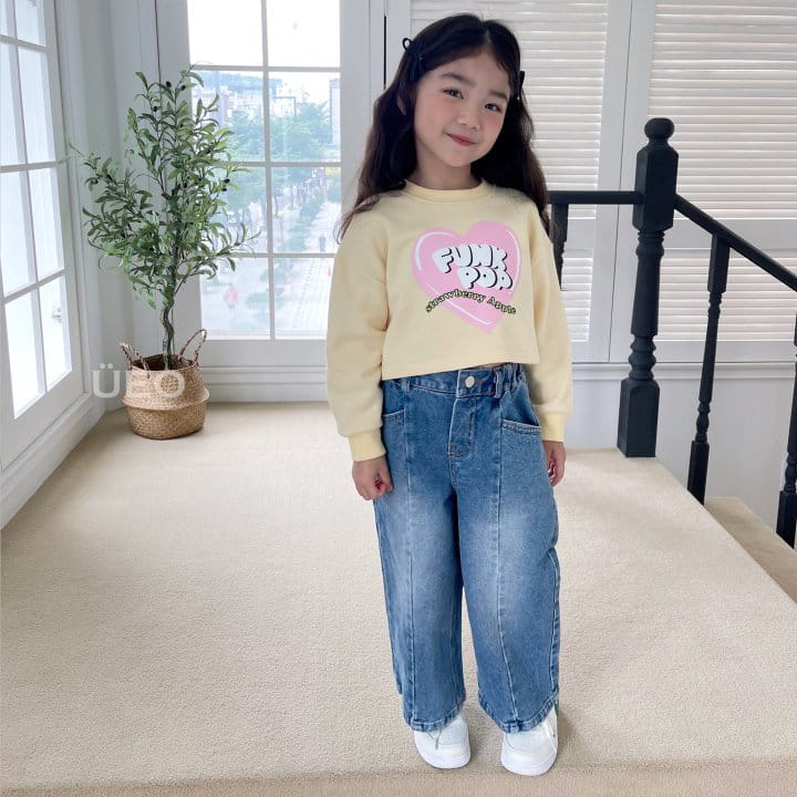 U Eo - Korean Junior Fashion - #childofig - Poppop Crop sweatshirt - 10