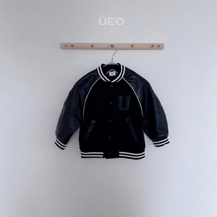 U Eo - Korean Junior Fashion - #designkidswear - Choco Bar Barsity Jacket - 3