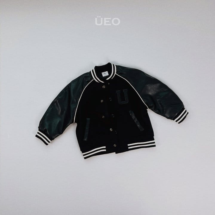 U Eo - Korean Junior Fashion - #designkidswear - Choco Bar Barsity Jacket - 4
