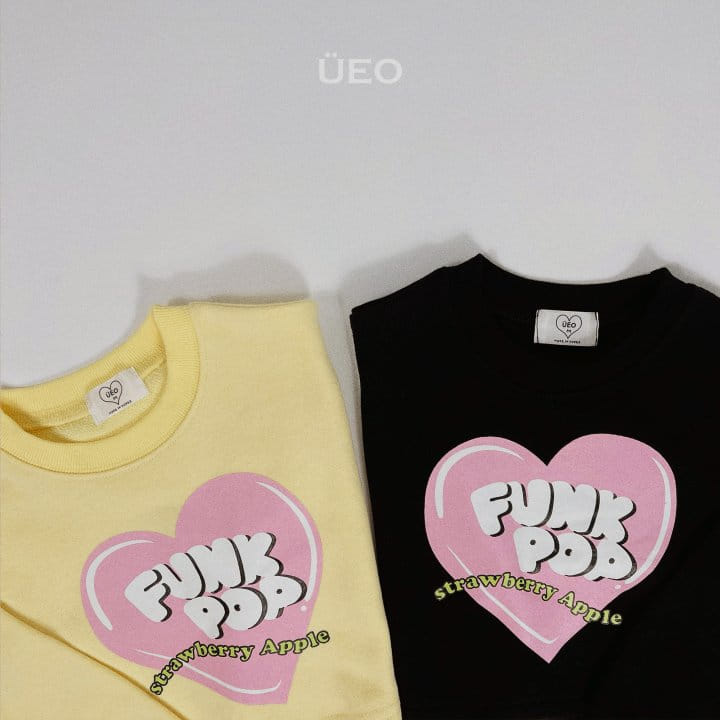 U Eo - Korean Junior Fashion - #kidsshorts - Poppop Crop sweatshirt - 2