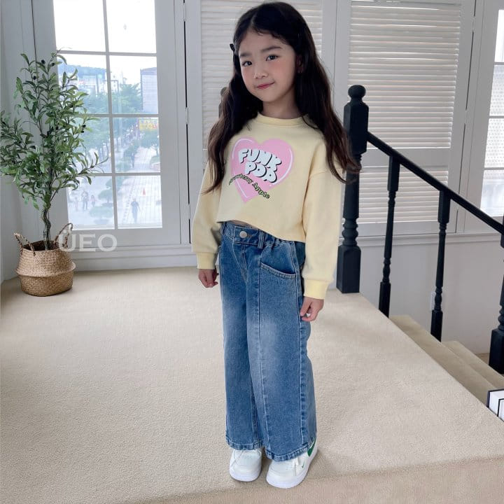 U Eo - Korean Junior Fashion - #minifashionista - Poppop Crop sweatshirt - 8