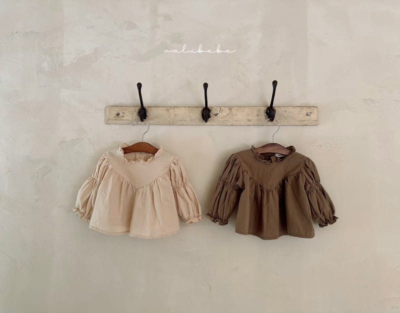 Valu Bebe - Korean Baby Fashion - #babyboutique - V Frill Blouse - 6
