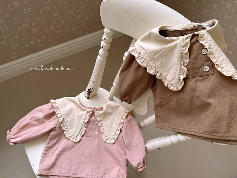 Valu Bebe - Korean Baby Fashion - #babyboutiqueclothing - Bell Collar Blouse - 8