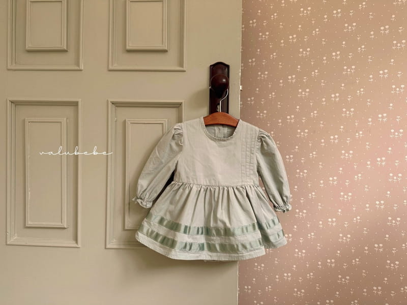 Valu Bebe - Korean Baby Fashion - #babyboutiqueclothing - Pintuck One-piece Bodysuit - 3