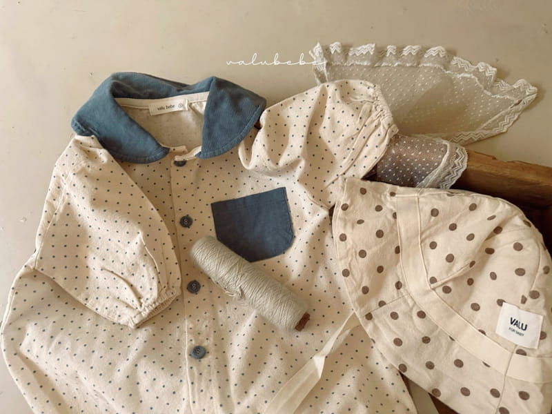 Valu Bebe - Korean Baby Fashion - #babyclothing - Dot Sailor Bodysuit - 7