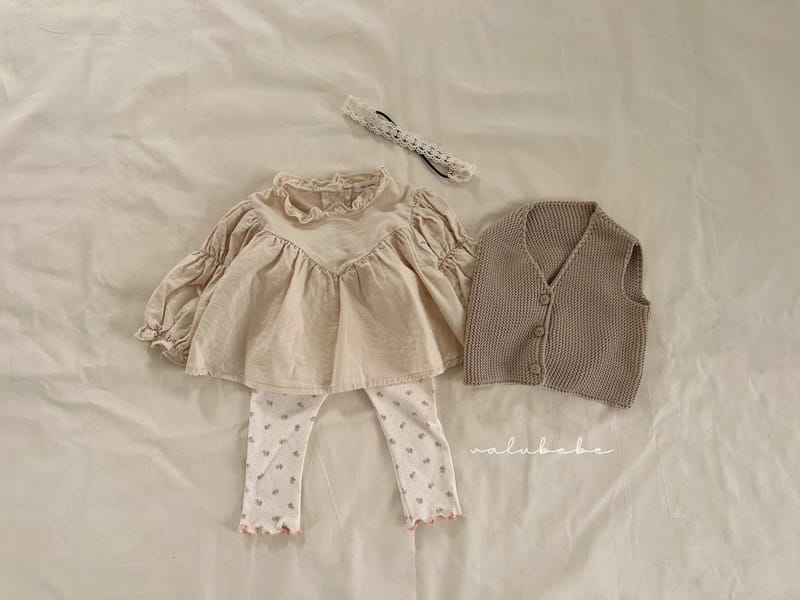 Valu Bebe - Korean Baby Fashion - #babyclothing - V Frill Blouse - 8