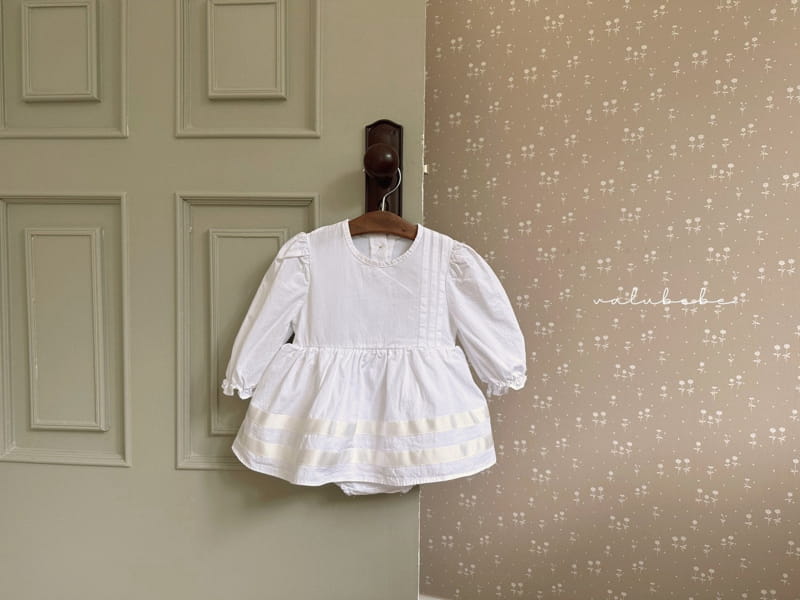 Valu Bebe - Korean Baby Fashion - #babyboutiqueclothing - Pintuck One-piece Bodysuit - 4