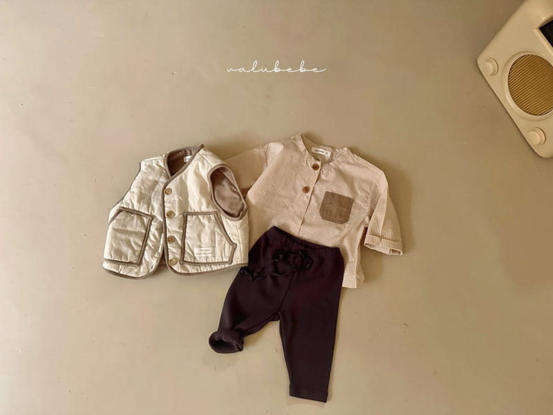 Valu Bebe - Korean Baby Fashion - #babyfashion - Point Check Shirt