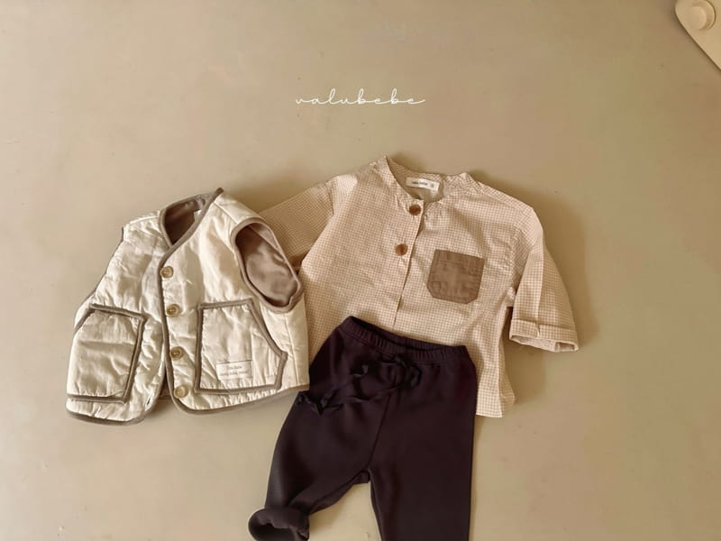 Valu Bebe - Korean Baby Fashion - #babyfever - Point Check Shirt - 2