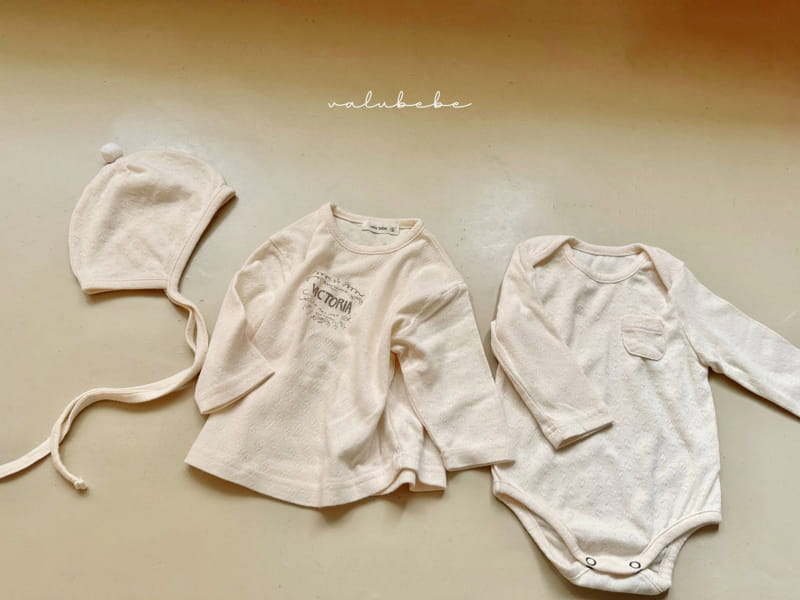 Valu Bebe - Korean Baby Fashion - #babyfashion - Heart Jacquard Tee - 4