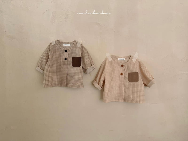 Valu Bebe - Korean Baby Fashion - #babygirlfashion - Point Check Shirt - 3
