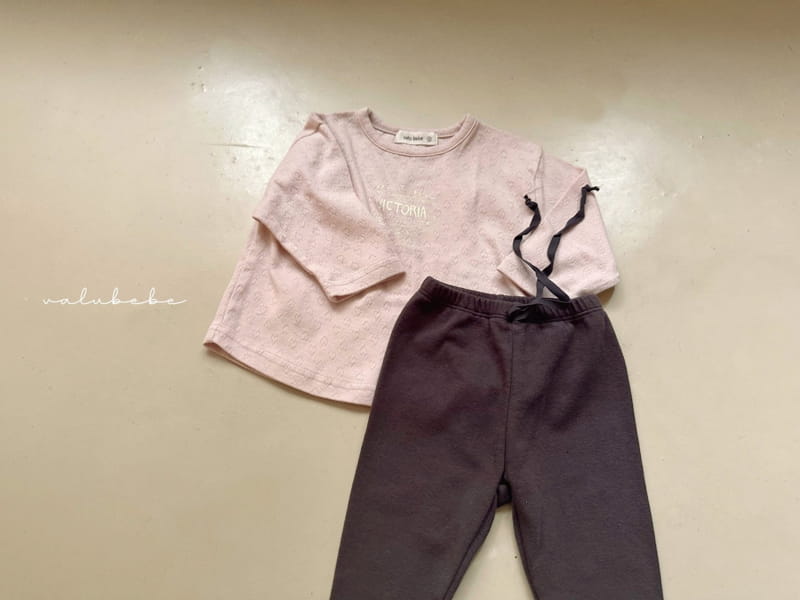 Valu Bebe - Korean Baby Fashion - #babygirlfashion - Heart Jacquard Tee - 5