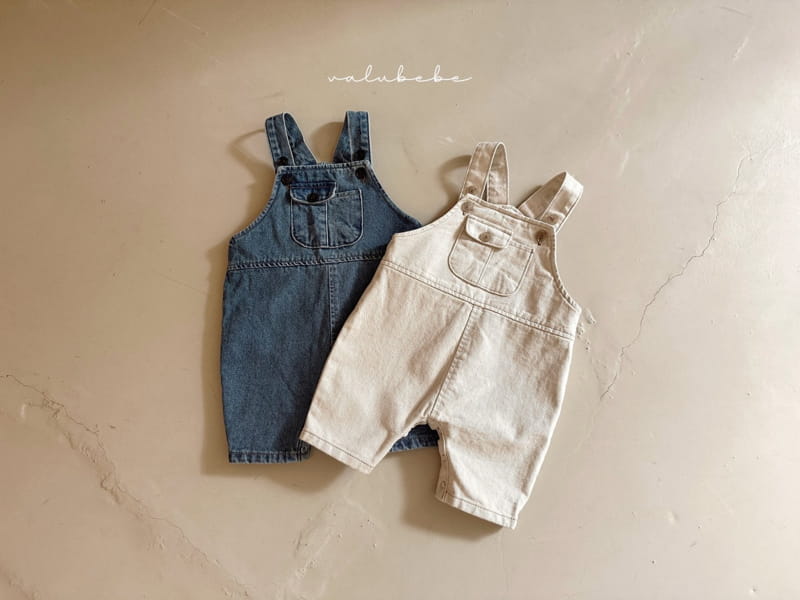 Valu Bebe - Korean Baby Fashion - #babylifestyle - Overalls Denm Bodysuit - 2