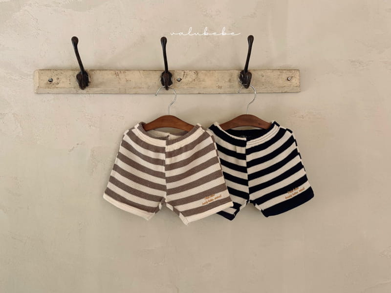 Valu Bebe - Korean Baby Fashion - #babyootd - Waffle Stripes Pants - 2