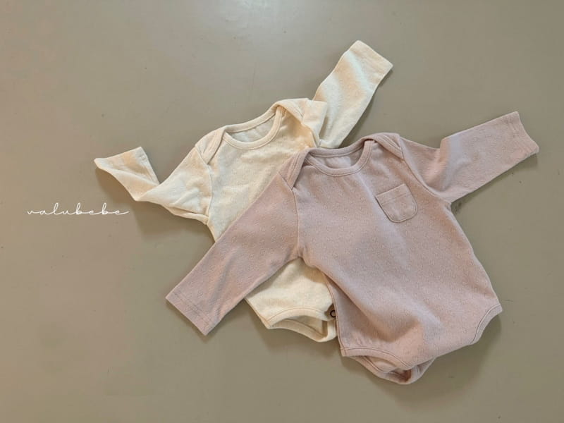 Valu Bebe - Korean Baby Fashion - #babyootd - Heart Jacquard Bodysuit - 7